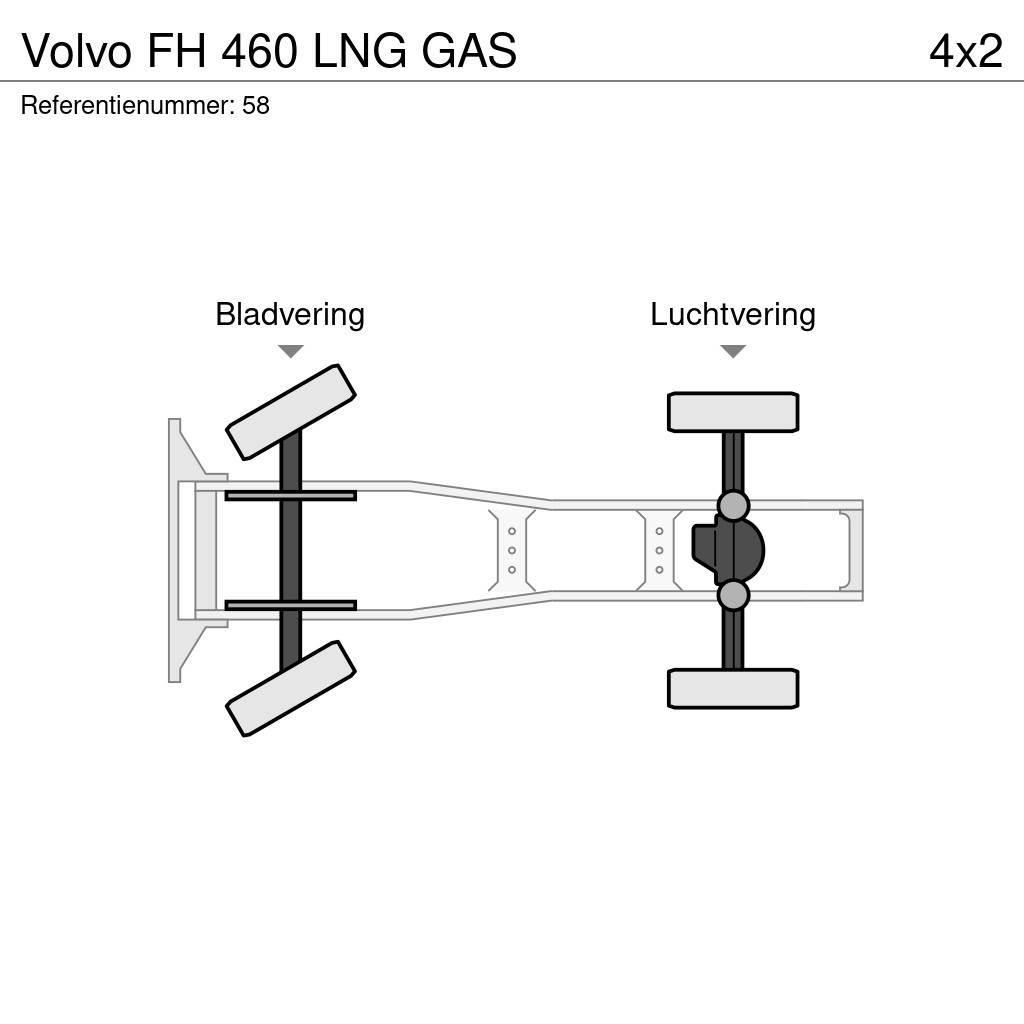 Volvo FH 460 LNG GAS Tahače