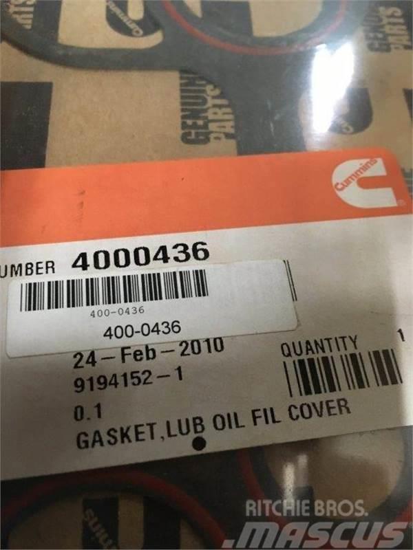 Cummins Oil Filter Gasket - 4000436 Ostatní komponenty
