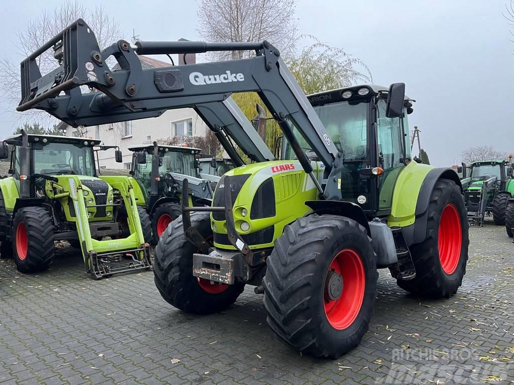 CLAAS ARION 640 CIS + QUICKE Q65 Traktory