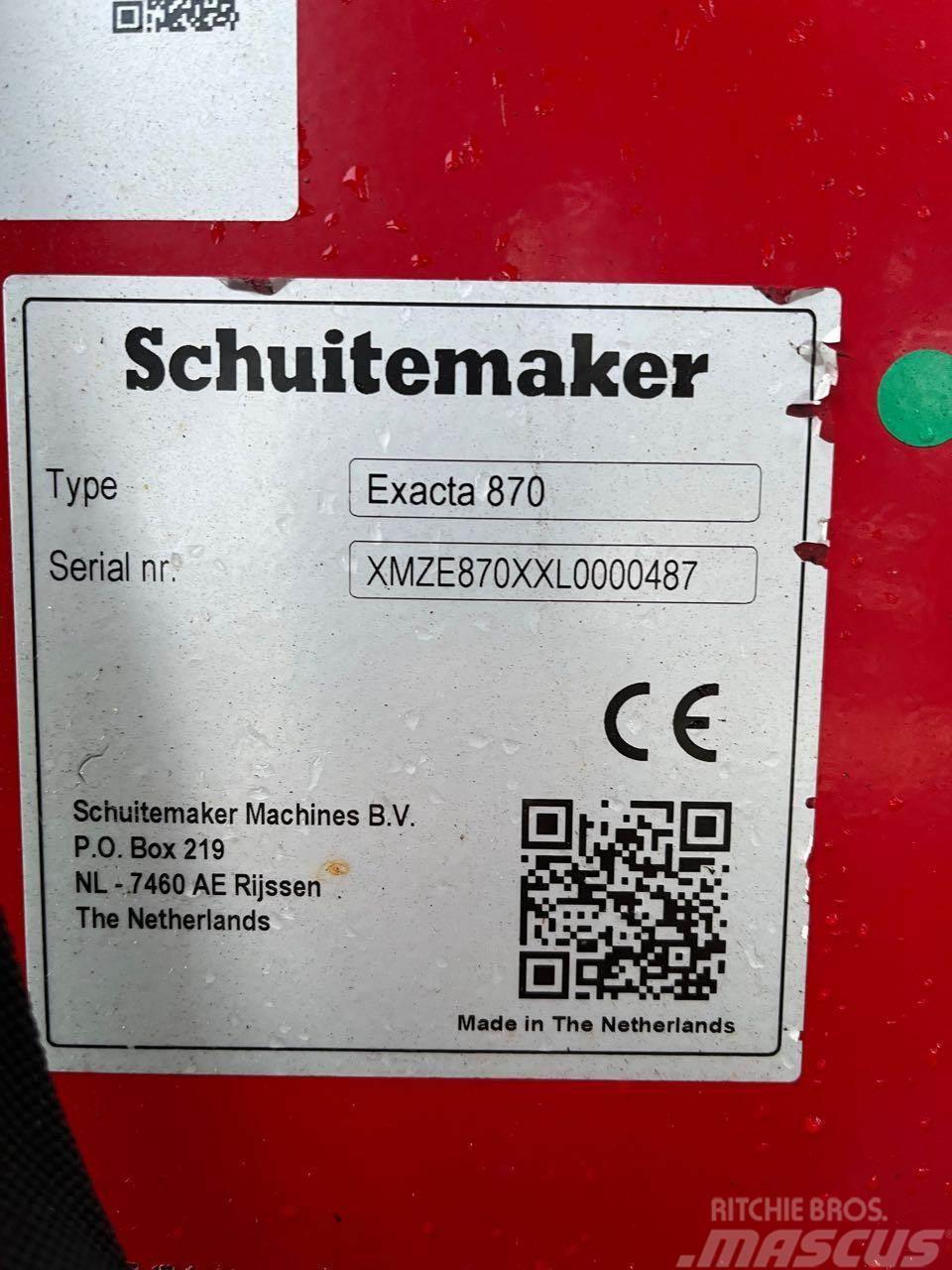 Schuitemaker Exacta 870 Jiné hnojicí stroje a příslušenství