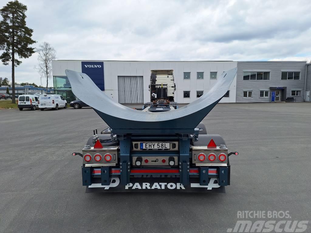 Parator 3-axl Lastväxlarsläp med tipp Snímatelné nástavby