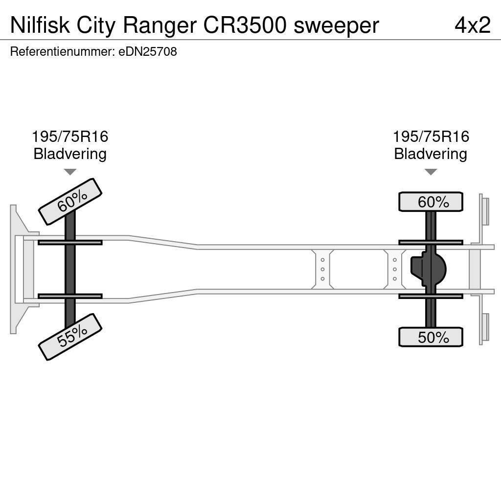 Nilfisk City Ranger CR3500 sweeper Kombinované/Čerpací cisterny