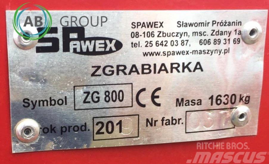 Spawex KREISELSCHWADER TAJFUN ZG-800 / ROTORY RAKE Obraceče a shrabovače sena