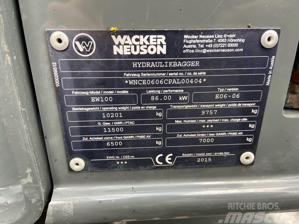 Wacker Neuson EW100 Kolová rýpadla