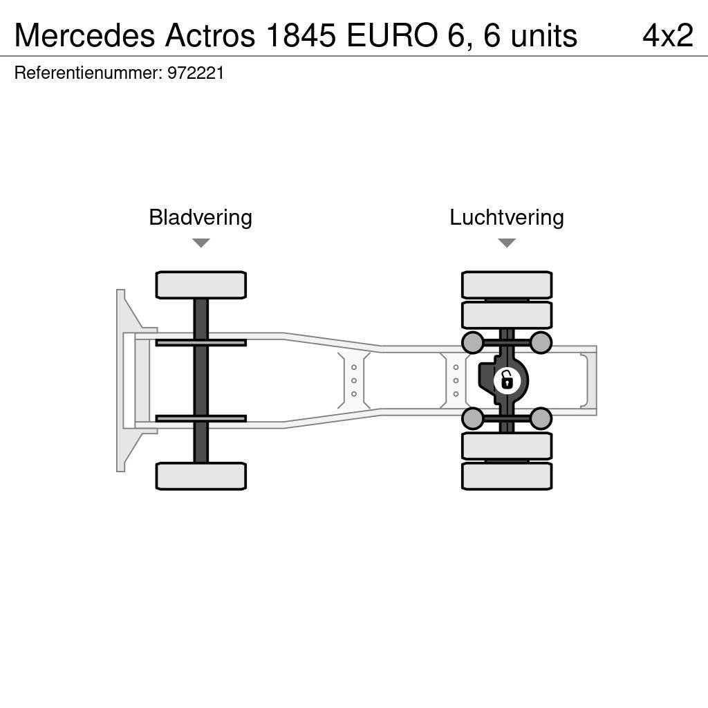 Mercedes-Benz Actros 1845 EURO 6, 6 units Tahače