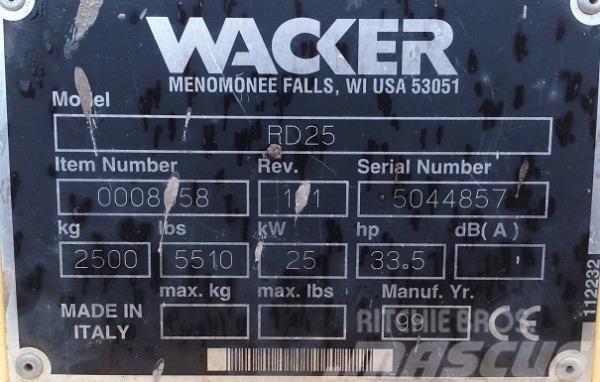 Wacker RD 25 Tandemové válce