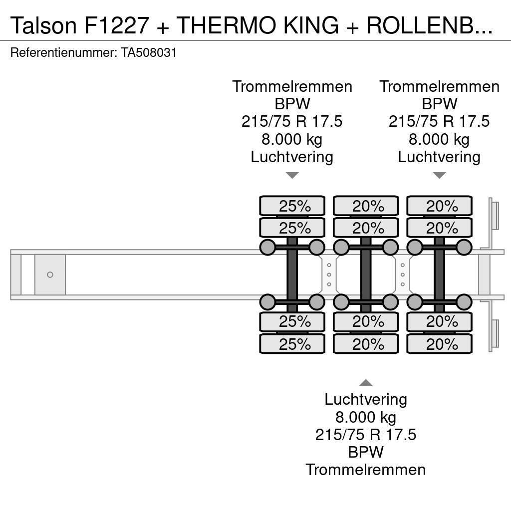 Talson F1227 + THERMO KING + ROLLENBANEN - MEGA Chladírenské návěsy