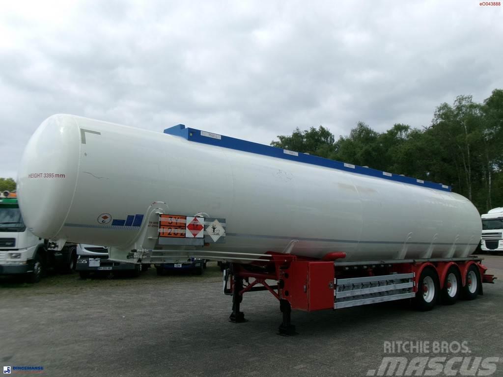 Feldbinder Fuel tank alu 44.6 m3 + pump Cisternové návěsy