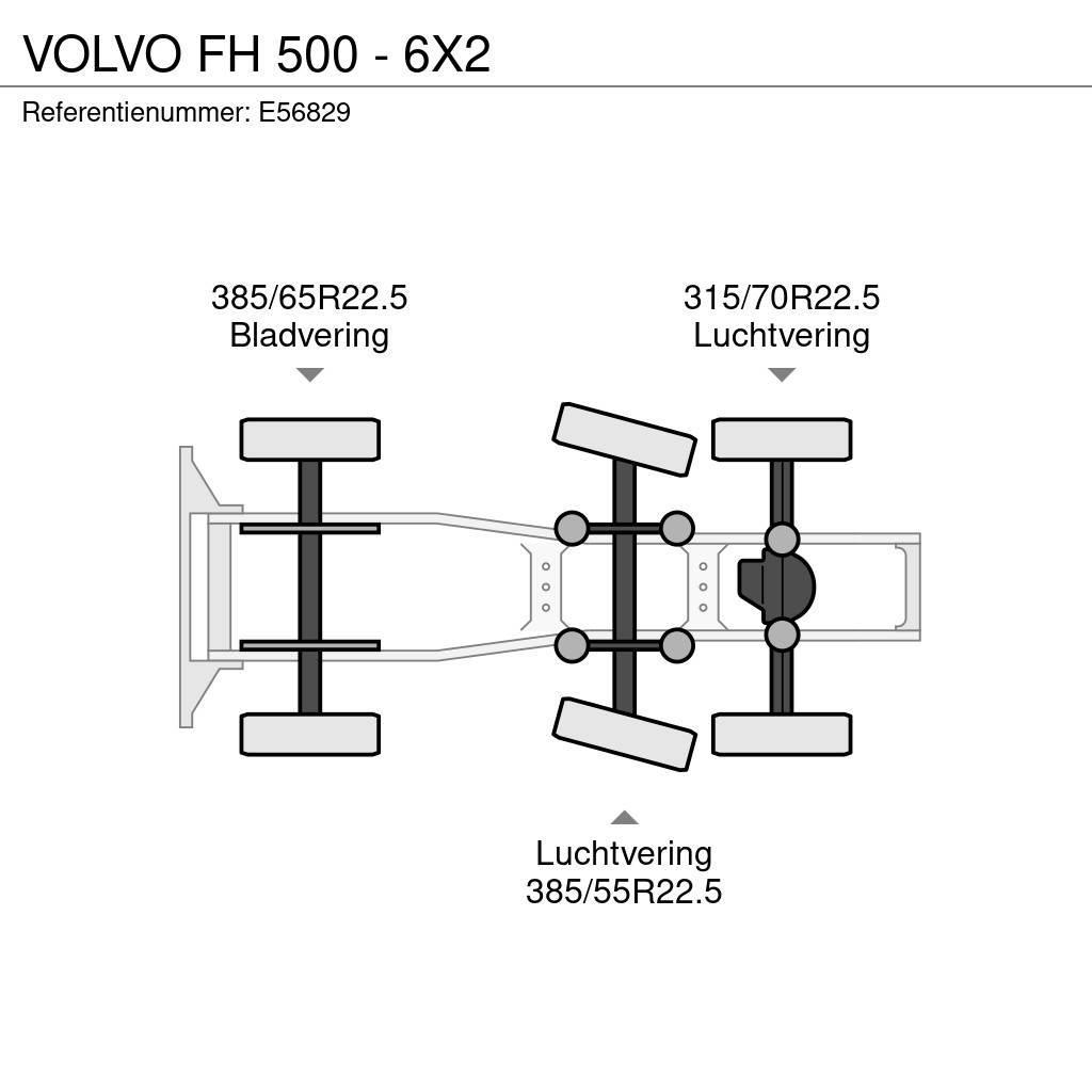 Volvo FH 500 - 6X2 Tahače