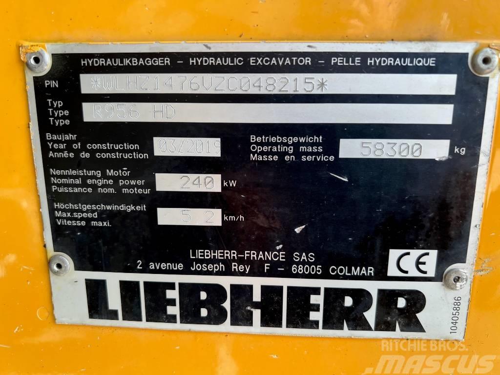 Liebherr R956 HD Pásová rýpadla