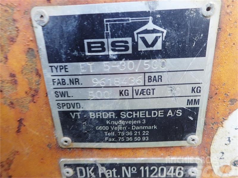 BSV Element tang 30 cm Type ET 5-30/500 Součásti a zařízení k jeřábům