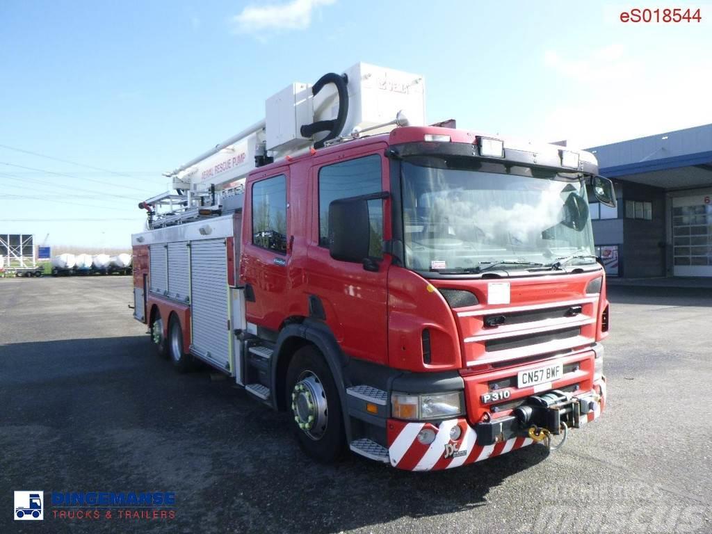 Scania P310 6x2 RHD fire truck + pump, ladder & manlift Hasičský vůz