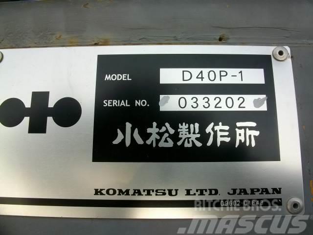 Komatsu D 40 P Pásové dozery