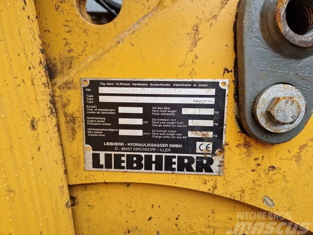 Liebherr A 316 Litronic Stroje pro manipulaci s odpadem