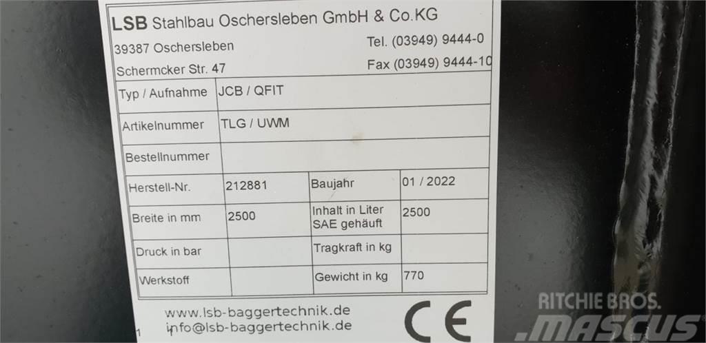  LSB Leichtgutschaufel mit JCB Q-Fit Aufnahme Příslušenství předního nakladače