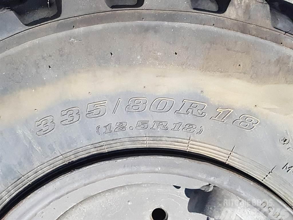 Ahlmann AS50-Solideal 12.5-18-Dunlop 12.5R18-Tire/Reifen Pneumatiky, kola a ráfky