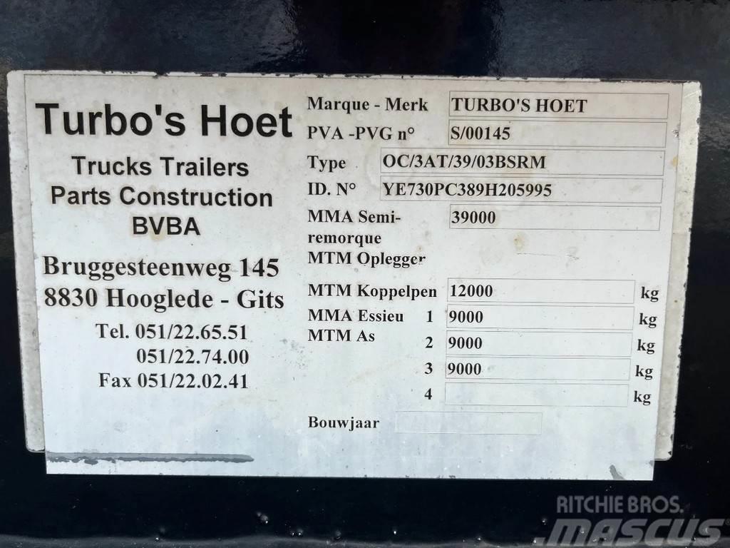  Turbo'sHoet 1x20ft - BPW - ADR(FL,AT,OX) - Perfect Kontejnerové návěsy