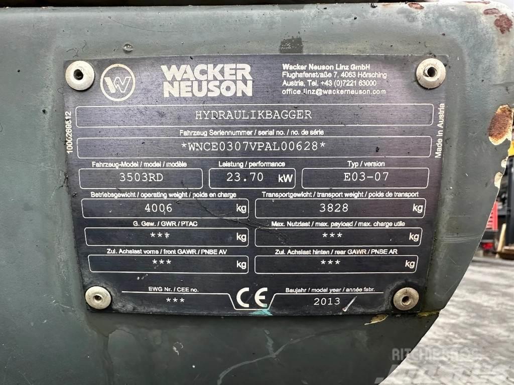 Wacker Neuson 3503 RD Mini rýpadla < 7t