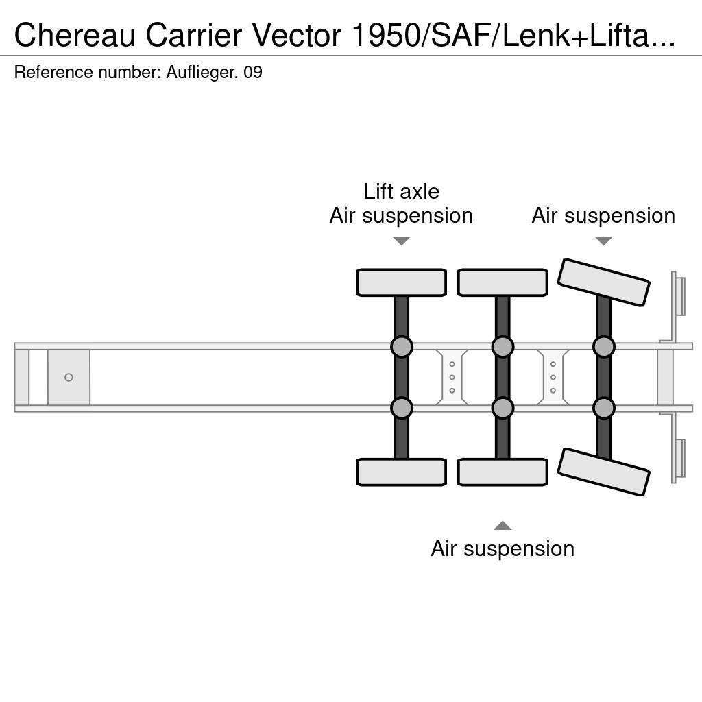 Chereau Carrier Vector 1950/SAF/Lenk+Liftachse/LBW Chladírenské návěsy