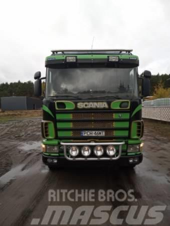 Scania R 144 GB Vozy na přepravu kmenů