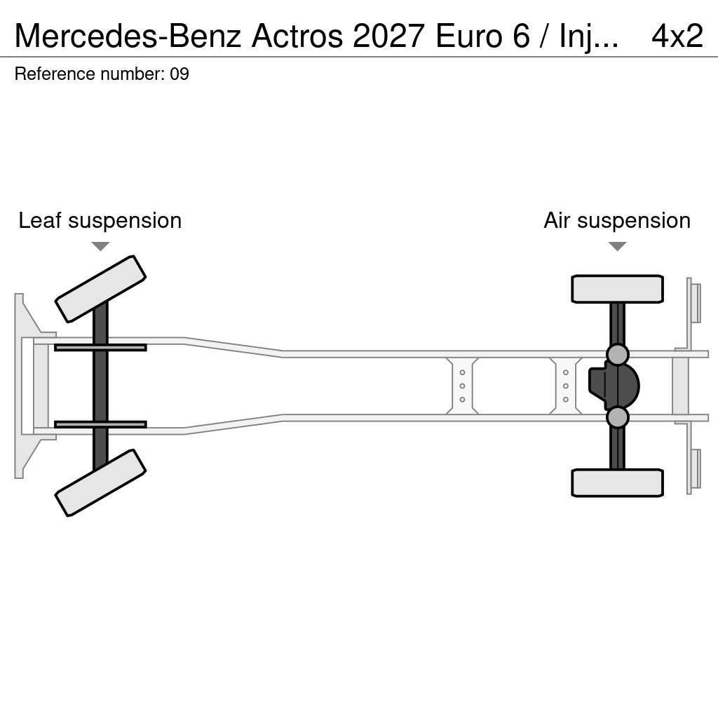 Mercedes-Benz Actros 2027 Euro 6 / Injektorproblem !!! Nákladní vozidlo bez nástavby