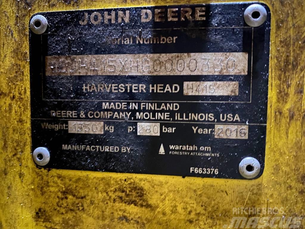 John Deere H 415 Těžební hlavy