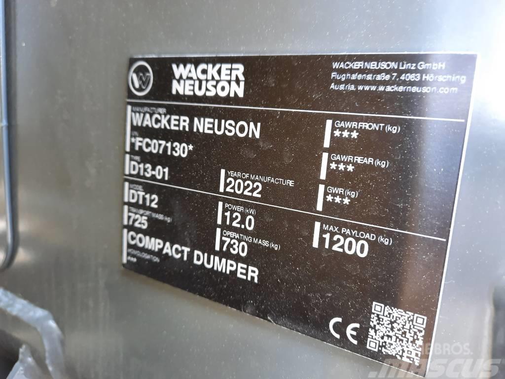 Wacker Neuson DT12 Pásové dempry