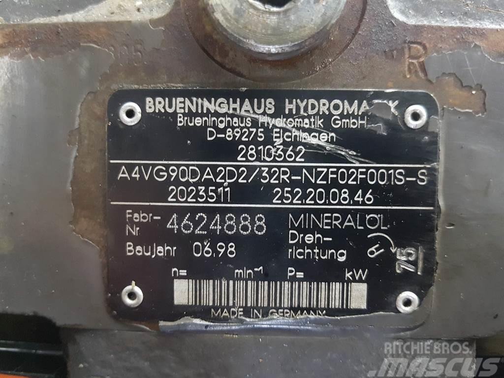 Brueninghaus Hydromatik A4VG90DA2D2/32R - Volvo L45TP - Drive pump Hydraulika