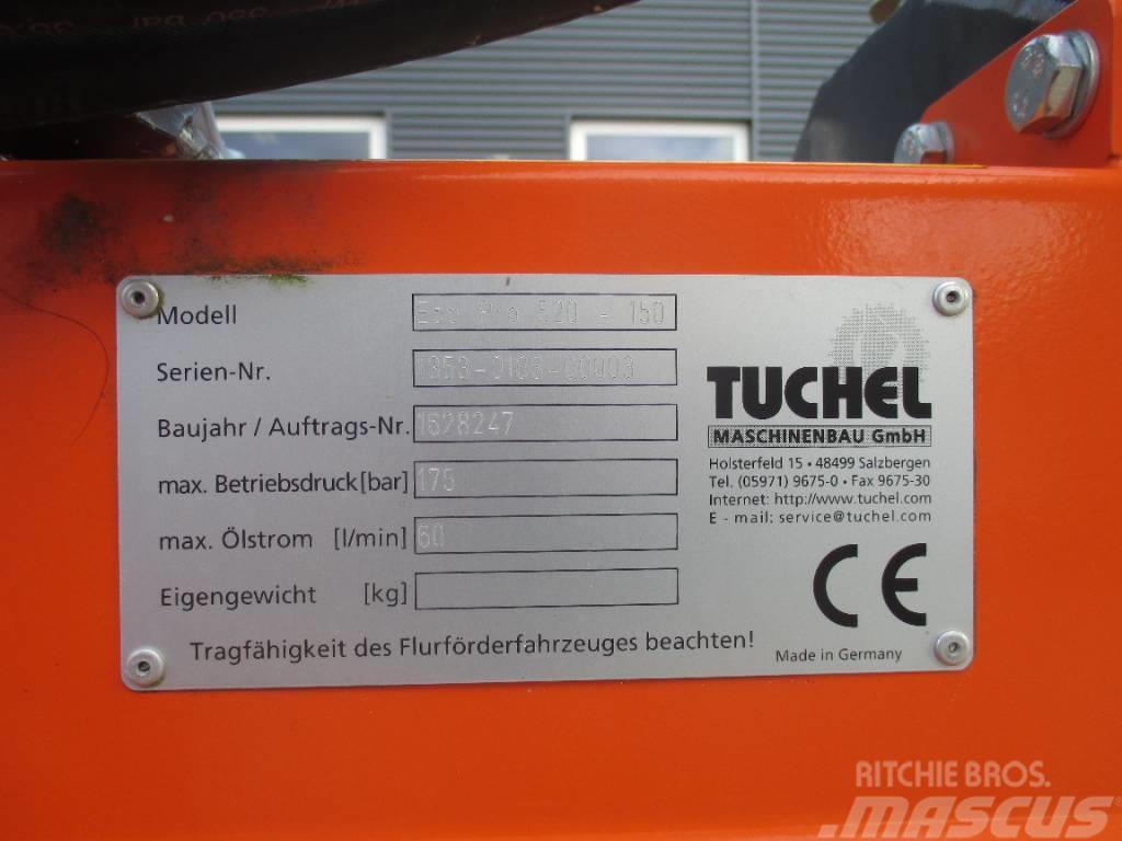 Tuchel Eco Pro 520  150 cm. Smykem řízené nakladače