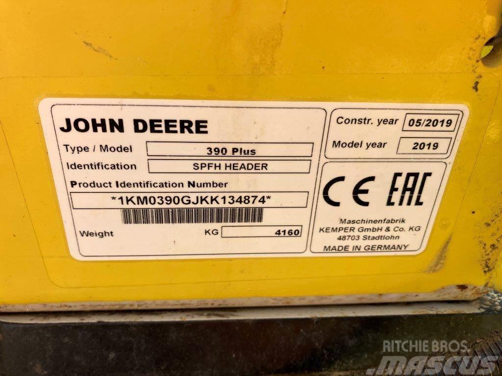 John Deere 390 Plus Samojízdné sekačky