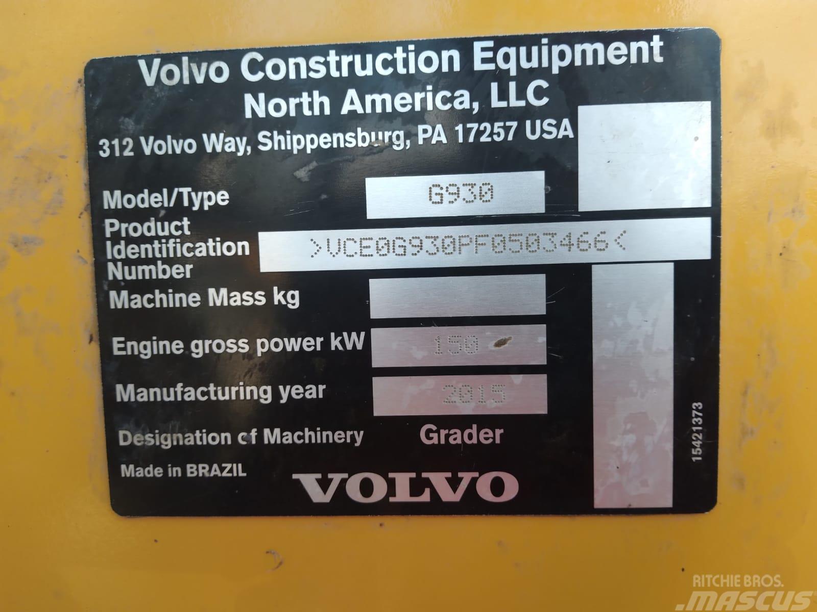 Volvo G 930 Grejdry