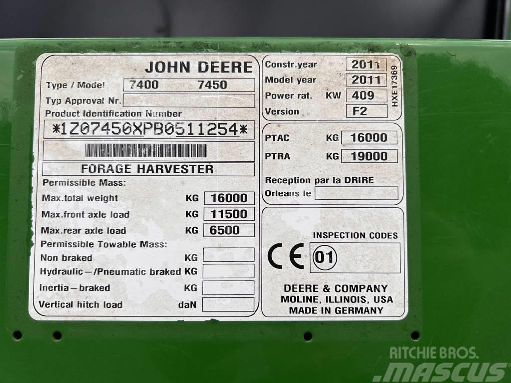John Deere 7450 Samojízdné sekačky