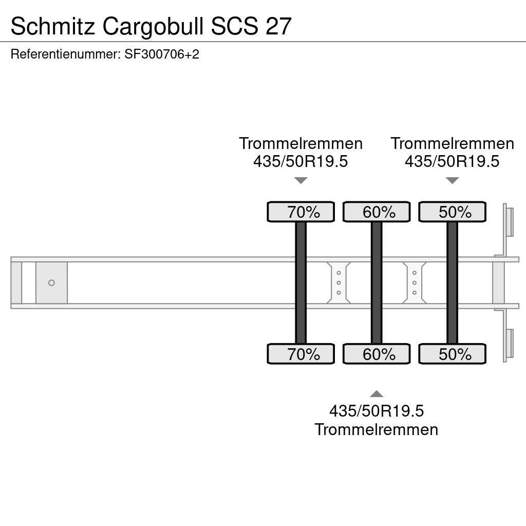 Schmitz Cargobull SCS 27 Plachtové návěsy