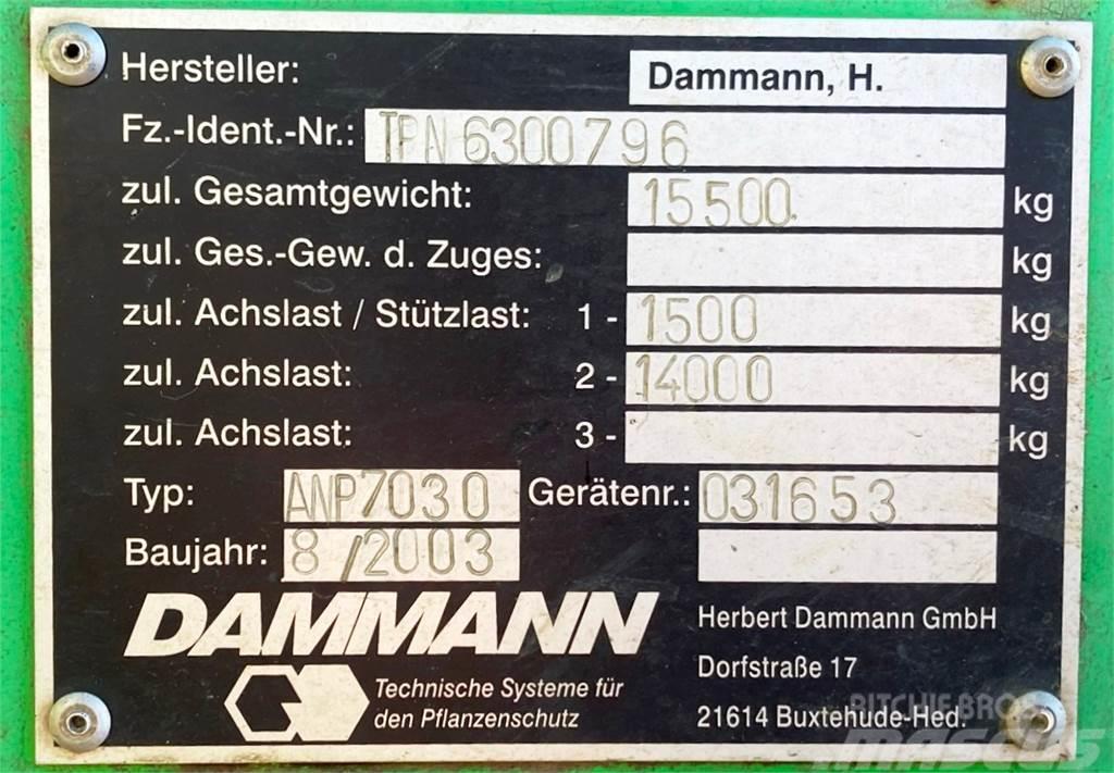 Dammann ANP 7030 Profi Class - Tandemspritze 30m Tažené postřikovače