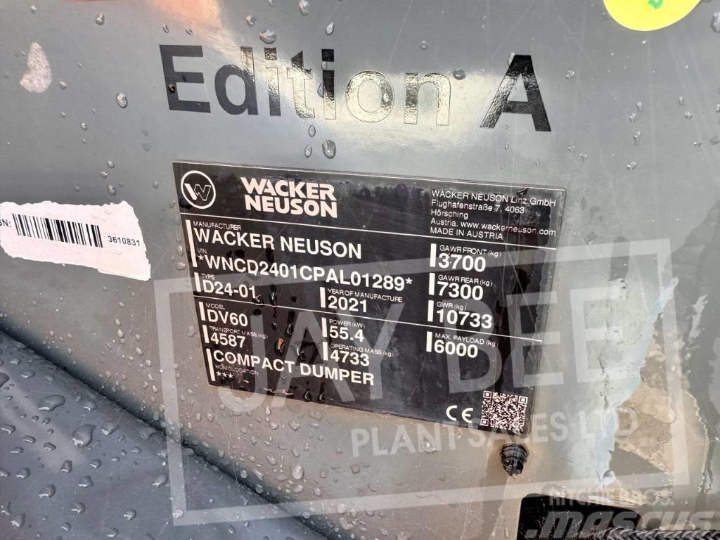 Wacker Neuson DV 60 Vyklápěcí dempry