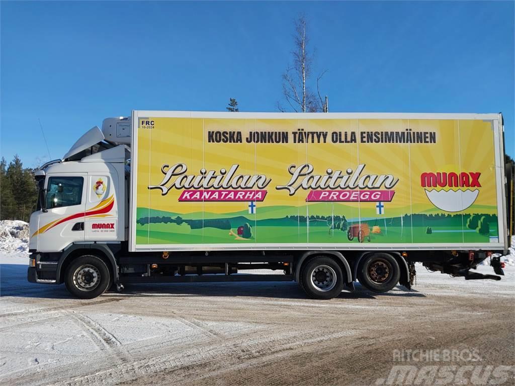Scania G450 LB6X2*4, FRC-kori, kylmäkone, pl-nostin Chladírenské nákladní vozy