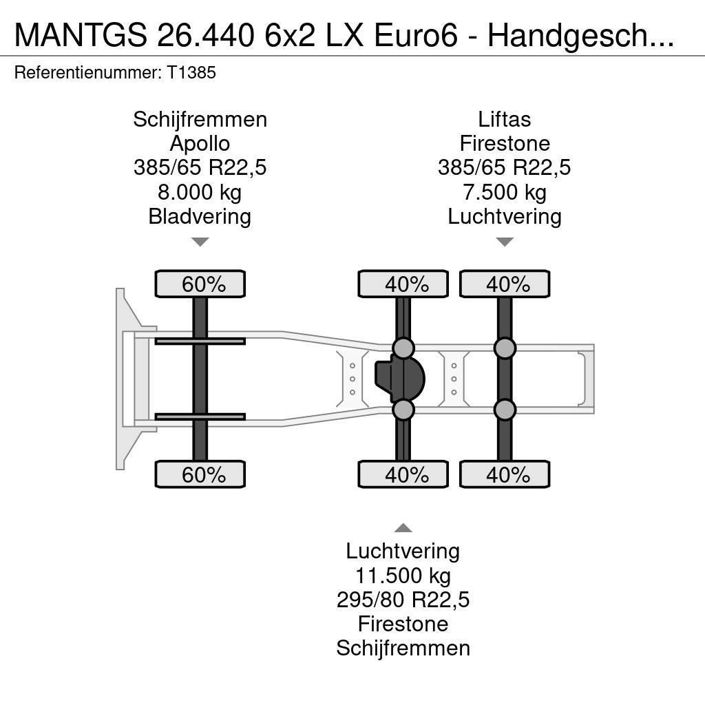 MAN TGS 26.440 6x2 LX Euro6 - Handgeschakeld - Lift-As Tahače