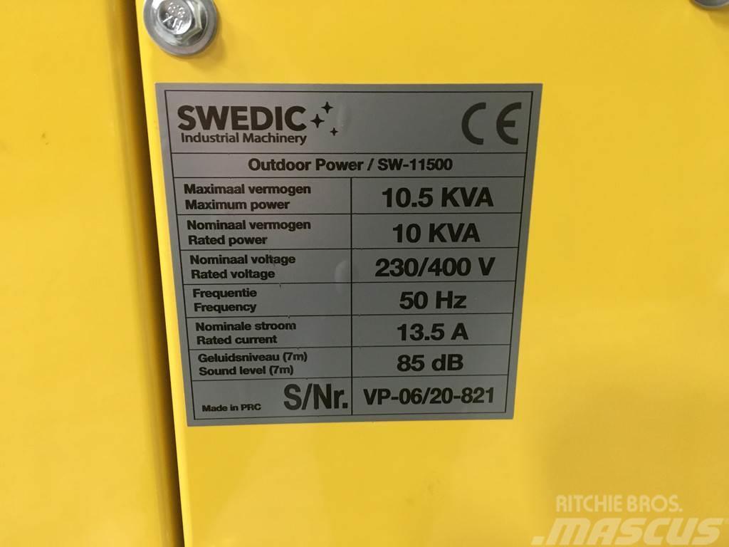  SWEDIC SW-11500 GENERATOR 10KVA NEW Naftové generátory