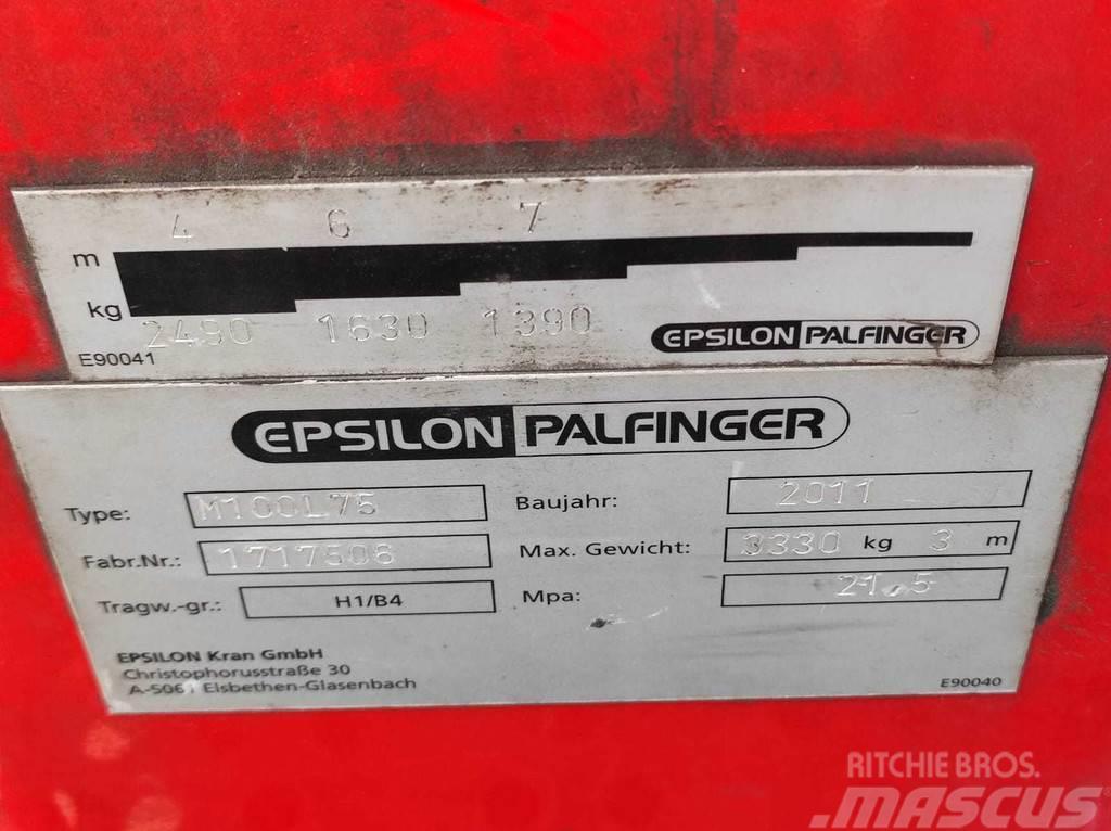 Palfinger EPSILON M100L75 Nakládací jeřáby