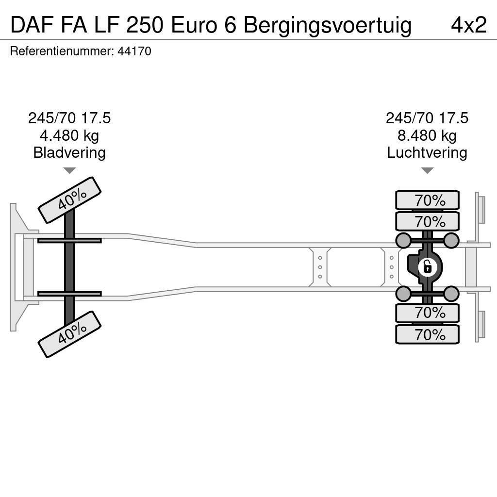 DAF FA LF 250 Euro 6 Bergingsvoertuig Vyprošťovací vozidla