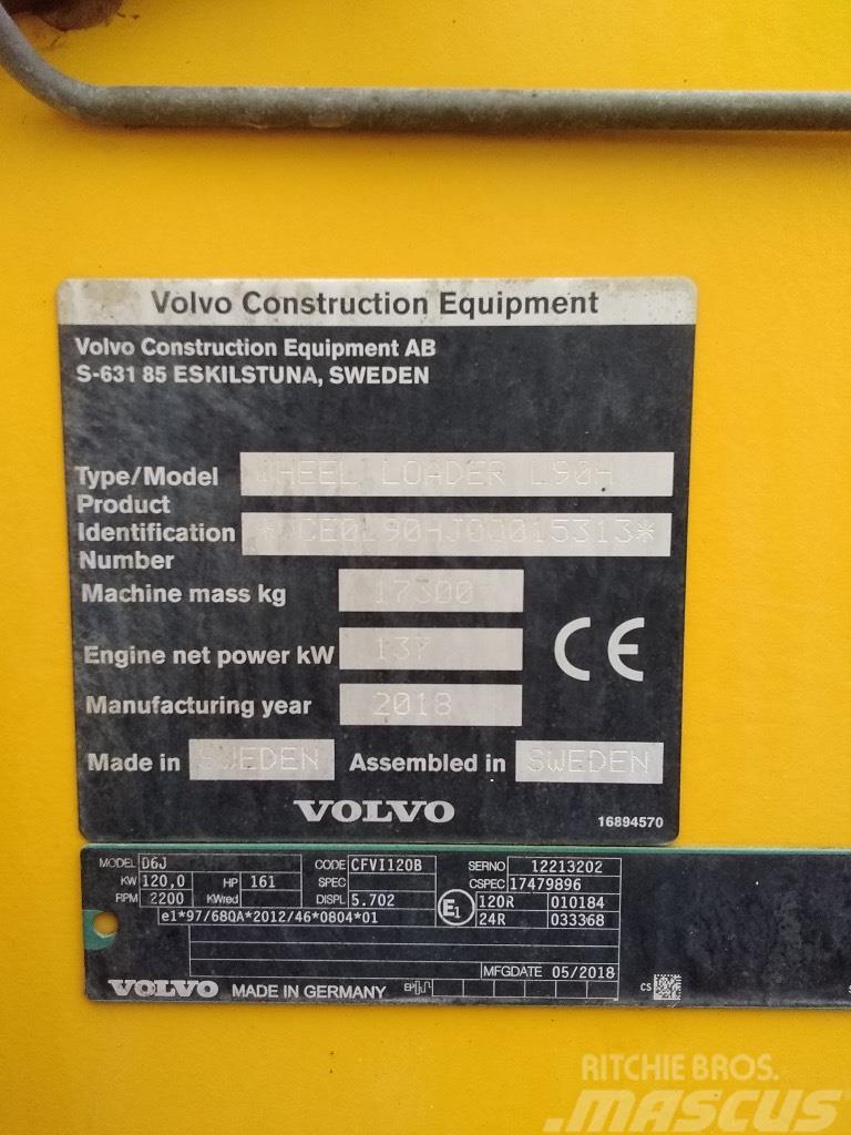Volvo L 90 H Kolové nakladače