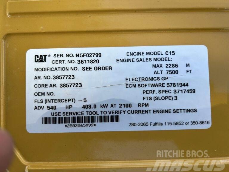 CAT C15 - Unused - 540 HP - Arr. 385-7723 Motory