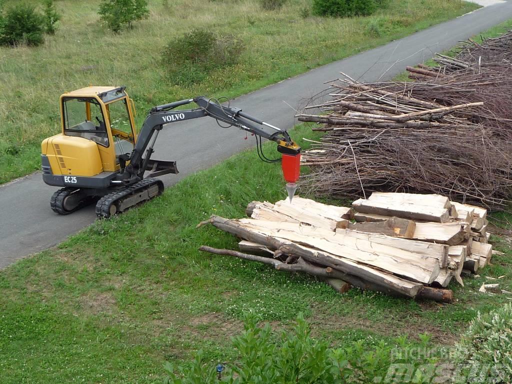  Konusni cepilec drv za bagre Kegelspalter Holzspal Štípačky a řezačky dřeva