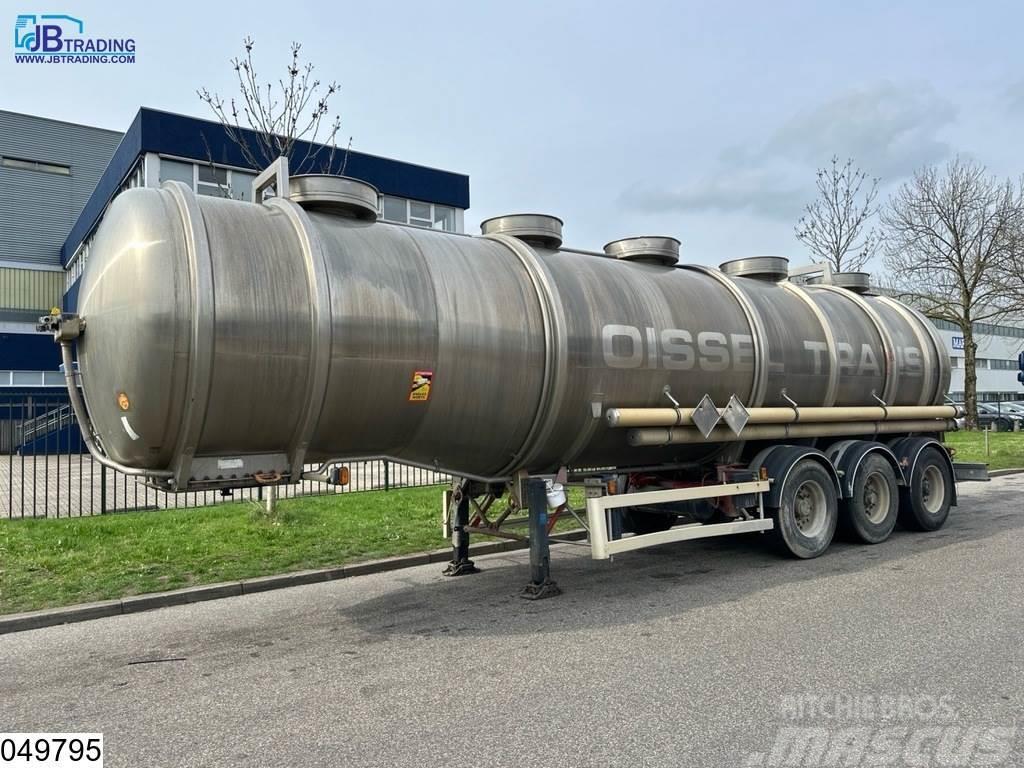 Magyar Chemie 37500 Liter RVS Tank, 1 Compartment Cisternové návěsy