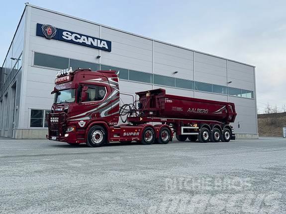 Scania R 730 A6x4NB Tipptrekker med 2020 mod Carnehl Tipp Tahače