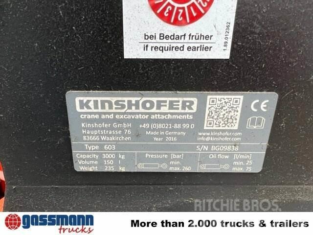 Kinshofer KM 603-150 Autojeřáby, hydraulické ruky