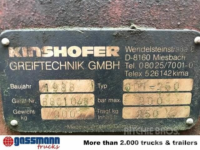 Kinshofer Schalengreifer 601-250, 10x VORHANDEN Autojeřáby, hydraulické ruky