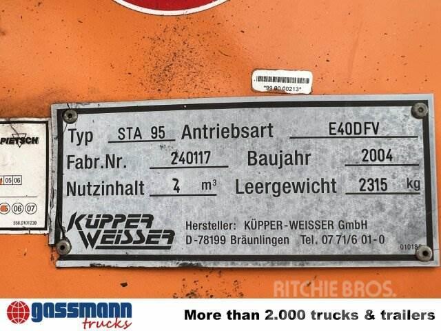 Küpper-Weisser STA 95 Salzstreuer auf Abrollrahmen, ca. 4m³ Další příslušenství k traktorům