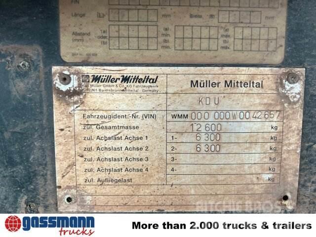 Müller-Mitteltal KDU 12.6, Ex-Bundeswehr Sklápěcí přívěsy