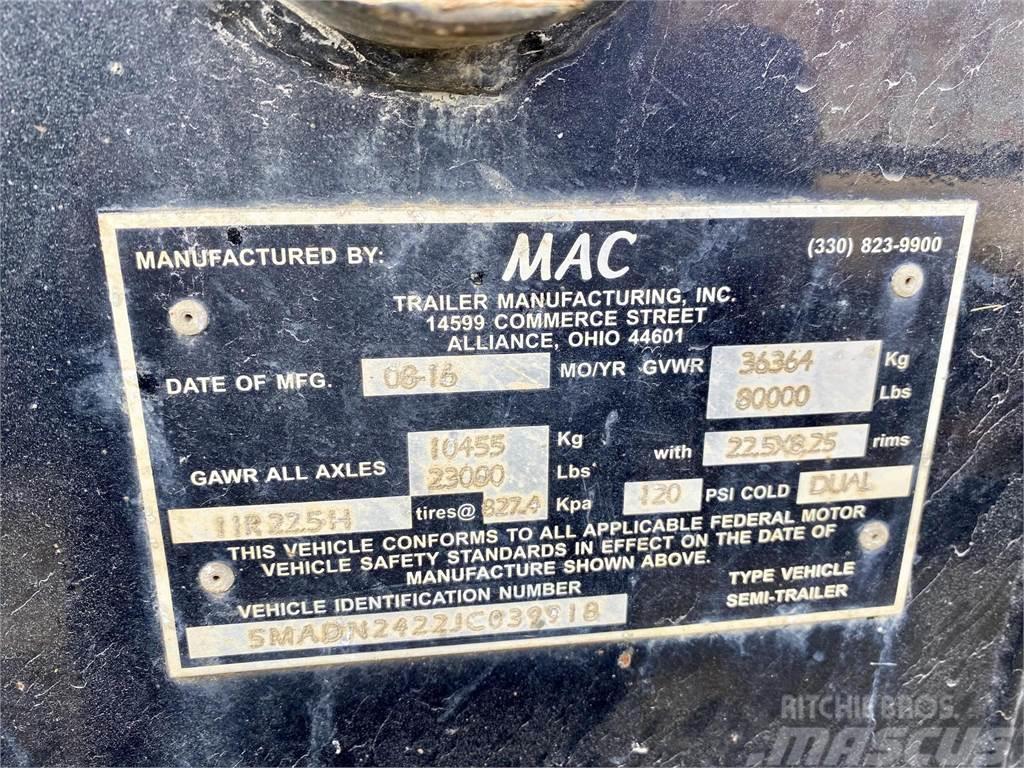 MAC TRAILER MFG 11R225H Sklápěcí přívěsy